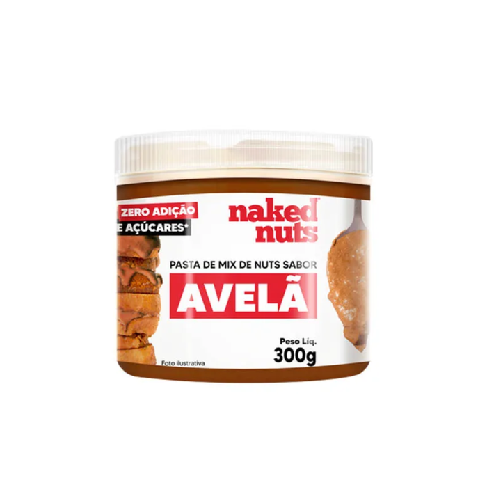 PASTA DE MIX DE NUTS AVELÃ NAKED NUTS 300G