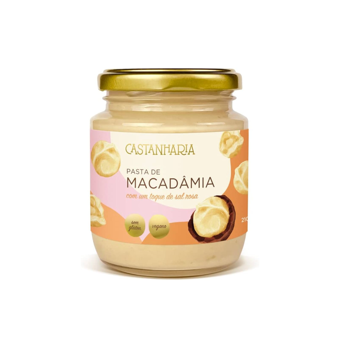 PASTA DE MACADÂMIA COM SAL DO HIMALAIA CASTANHARIA 210G