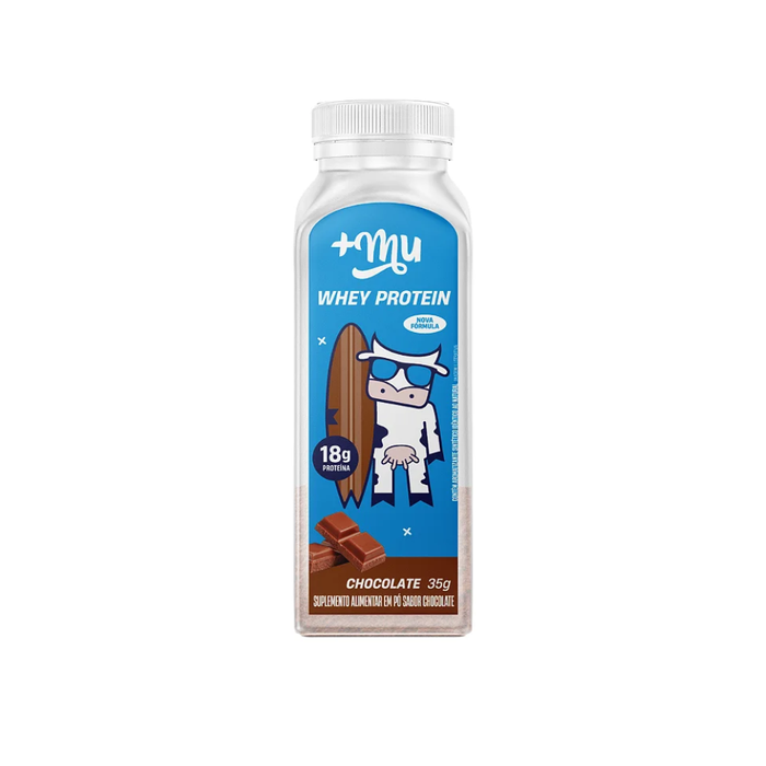 WHEY CONCENTRADO CHOCOLATE MAIS MU GARRAFINHA 35G