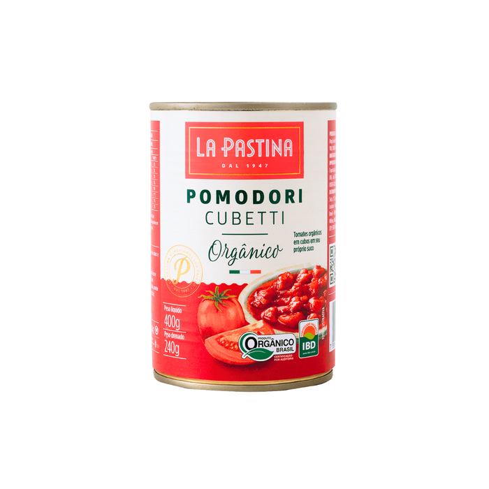 POMODORI CUBETTI ORGANICO LA PASTINA 400G