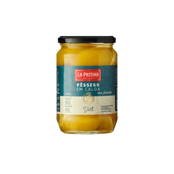 PÊSSEGO EM CALDA DIET LA PASTINA 410G       