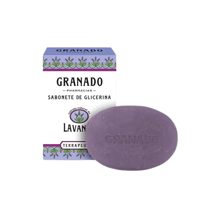 SABONETE EM BARRA DE GLICERINA LAVANDA GRANADO 90G 