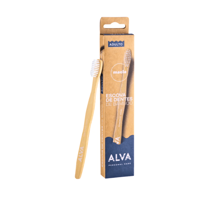 ESCOVA DE DENTES ADULTO BAMBOO ALVA 