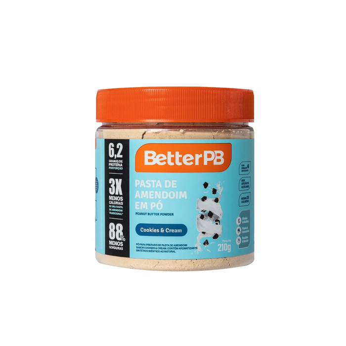 PASTA DE AMENDOIM EM PO COOKIES & CREAM BETTERPB 210G 