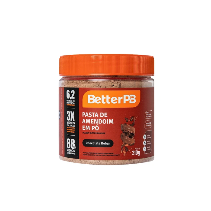 PASTA DE AMENDOIM EM PO CHOCOLATE BELGA BETTERPB 210G