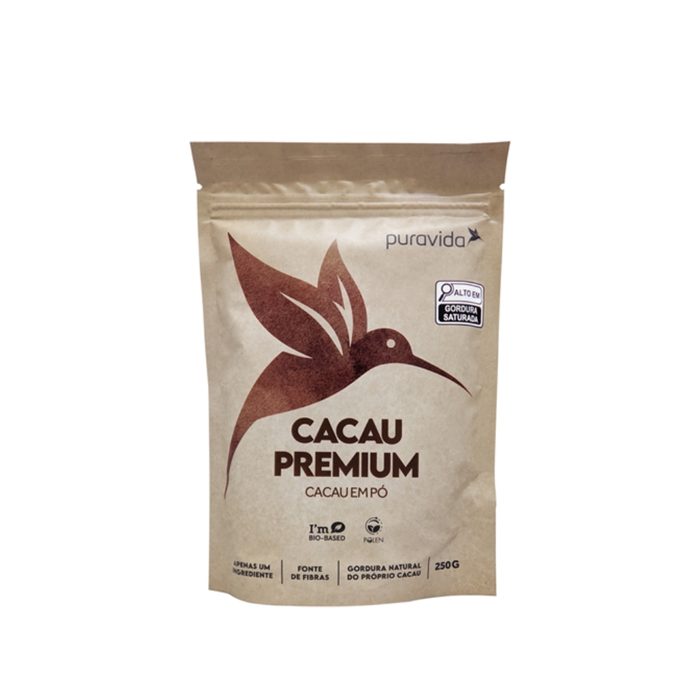 CACAU EM PÓ PREMIUM PURAVIDA 250G 