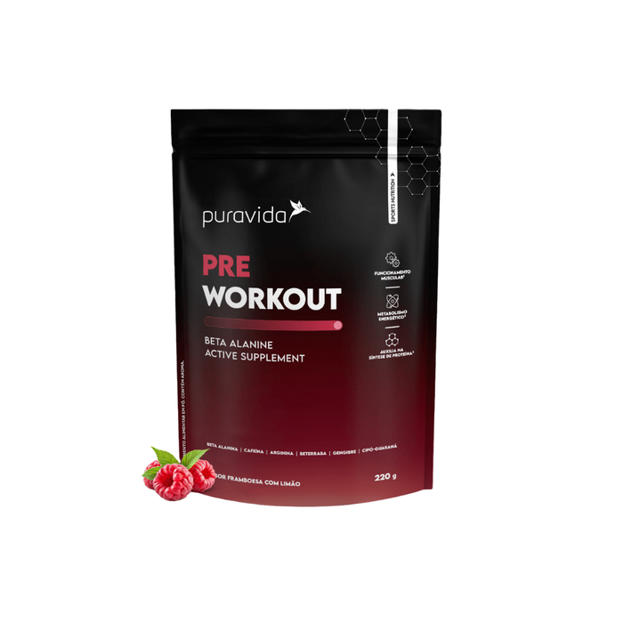 PRE WORKOUT BETA PURAVIDA 220G