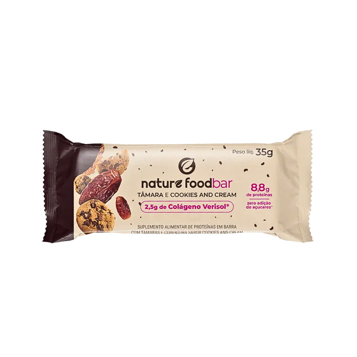 FOODBAR TAMARA E COOKIES CREAM NATURE TECH 35G