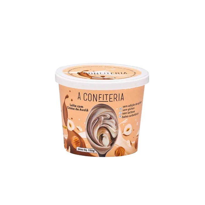 DOCE DE LEITE COM CREME DE AVELÃ A CONFITERIA 150GR