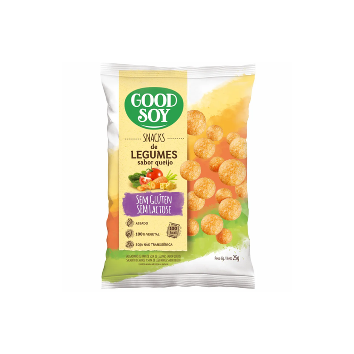 SNACK LEGUMES E QUEIJO SEM GLÚTEN GOOD SOY 25G