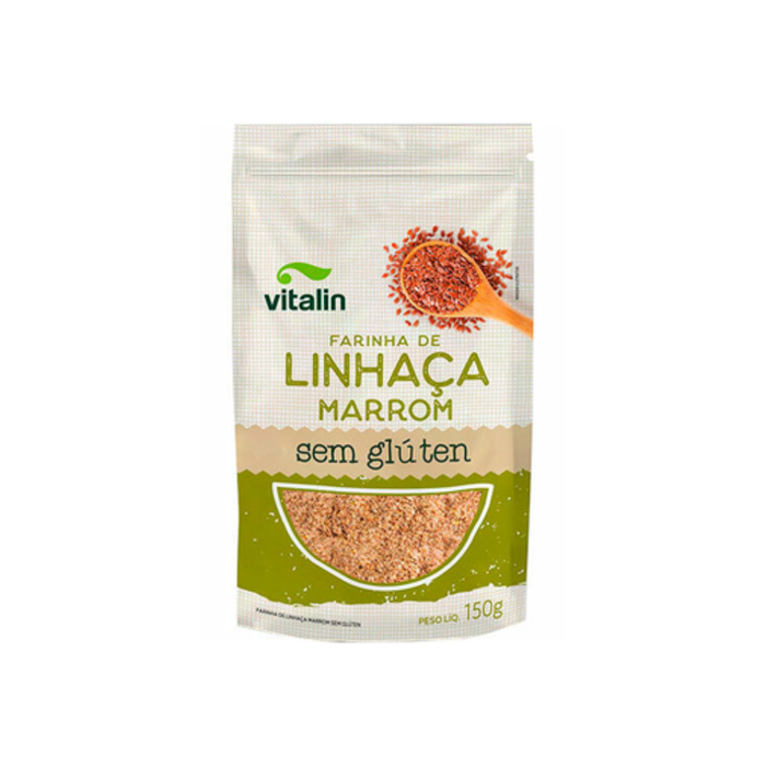 VITALIN FARINHA LINHACA MARROM S/G 150G