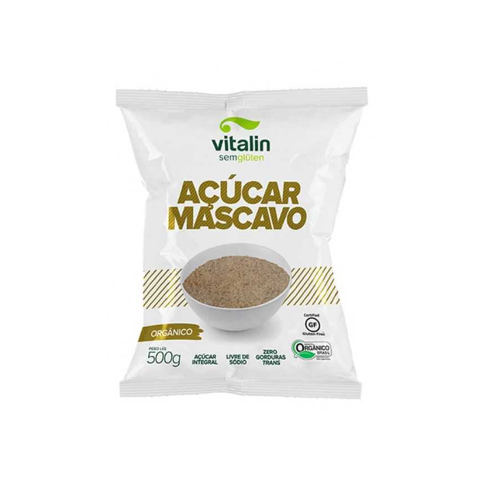 AÇÚCAR MASCAVO ORGÂNICO VITALIN 300G