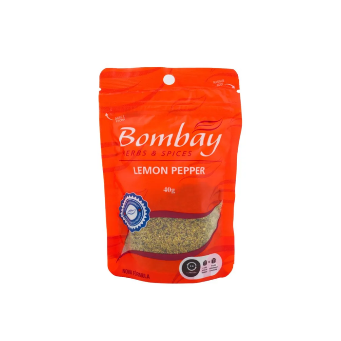 LEMON PEPPER POUCH BOMBAY 40G