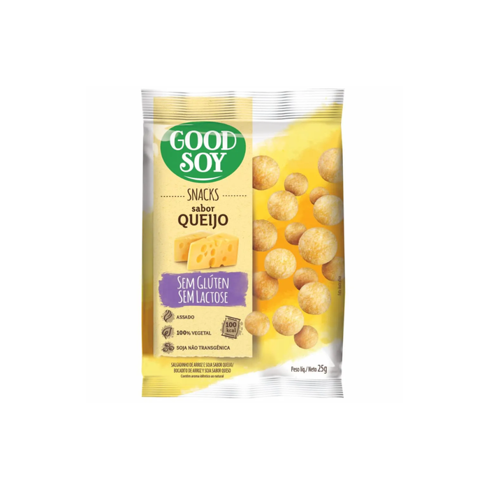  SNACKS QUEIJO SEM GLÚTEN E SEM LACTOSE GOOD SOY 25G