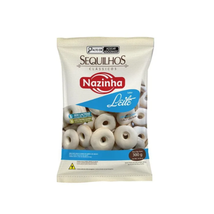 SEQUILHOS LEITE NAZINHA 300G