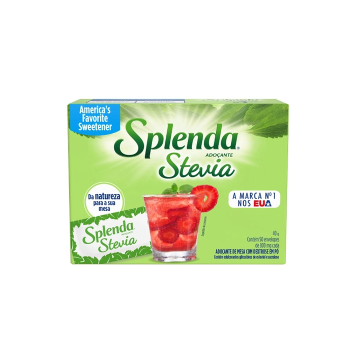 ADOÇANTE STEVIA (ENVELOPE) SPLENDA 40G