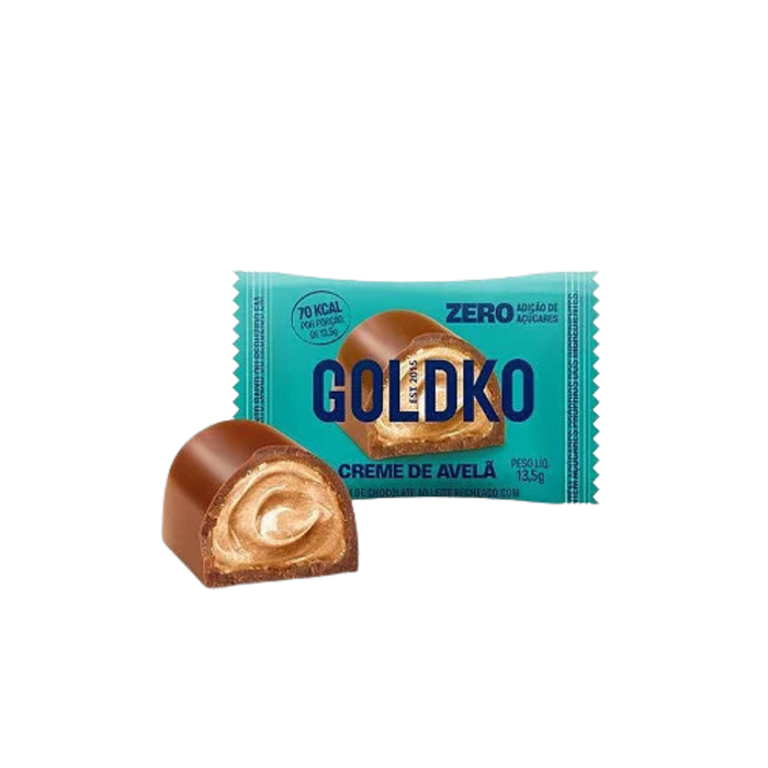 BOMBOM DE AVELA ZERO AÇUCAR GOLDKO 67,5G