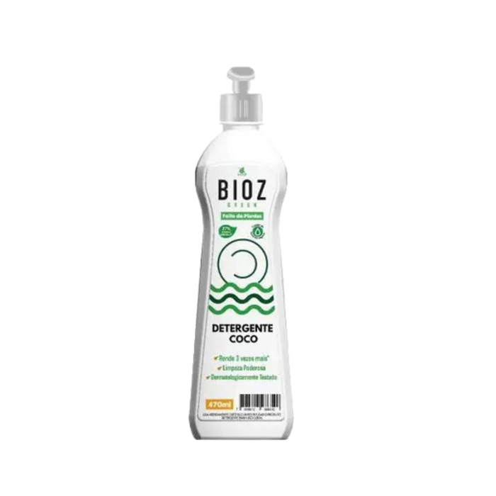 DETERGENTE COCO BIOZ GREEN 470ML