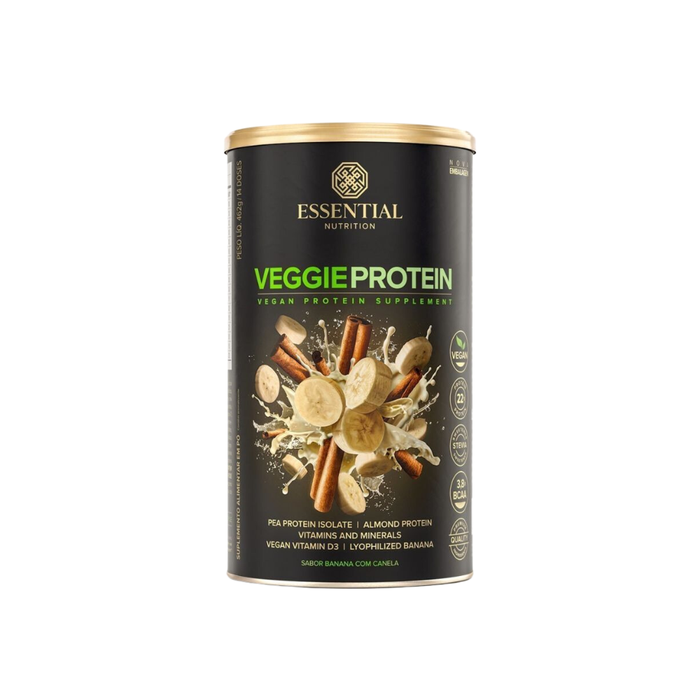 VEGGIE PROTEIN BANANA COM CANELA ESSENTIAL 462G