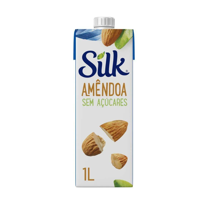 BEBIDA VEGETAL SILK AMÊNDOA SEM AÇÚCAR 1L