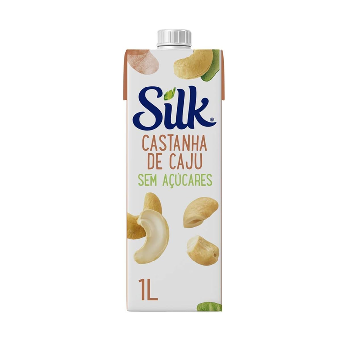 BEBIDA VEGETAL SILK CASTANHA DE CAJU 1L