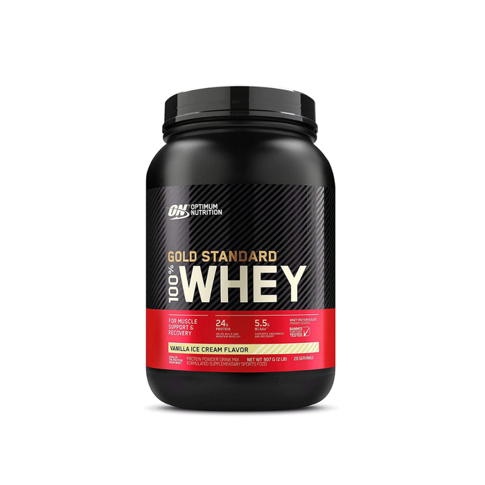 ON WHEY GOLD STANDARD BAUNILHA OPTIMUM NUTRITION 907G