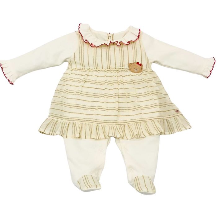 Macacão Vestido Bebê Menina 