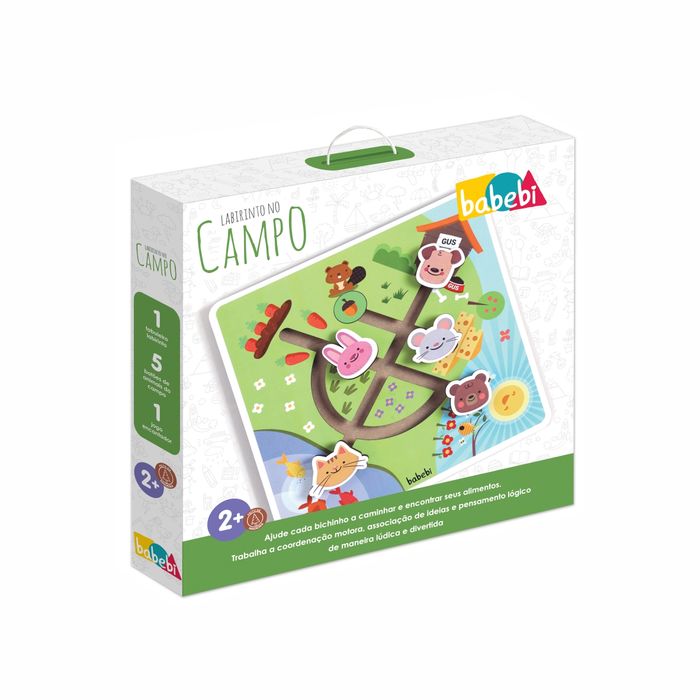 Brinquedo Educativo Labirinto No Campo