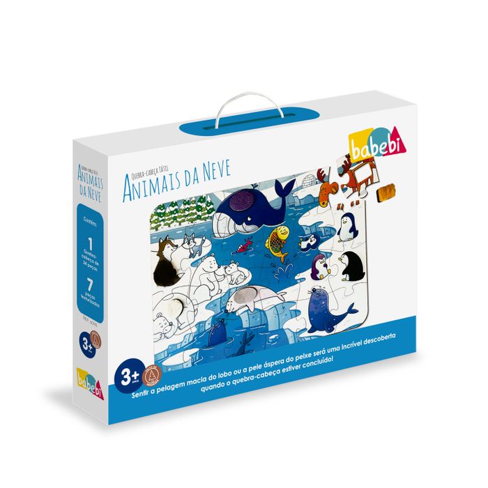 Quebra-Cabeça Animais na Neve