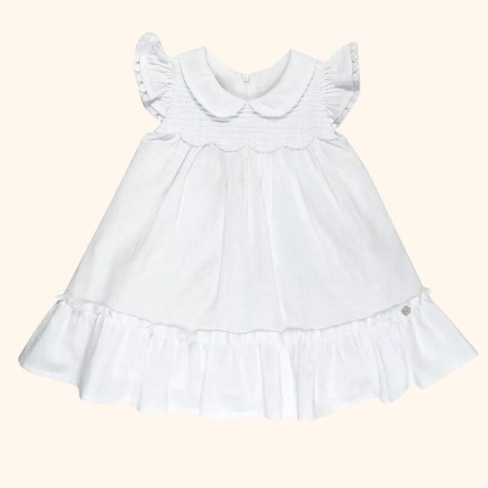 VESTIDO INFANTIL BRANCO BATIZADO