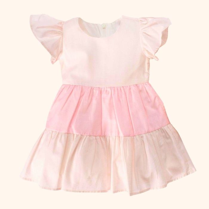 VESTIDO INFANTIL BABADOS