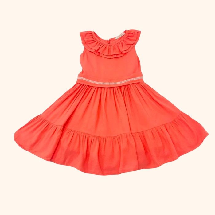 VESTIDO INFANTIL GLAMOUR LARANJA
