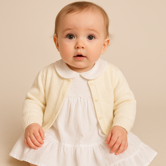 Cardigan Em Tricô Menina