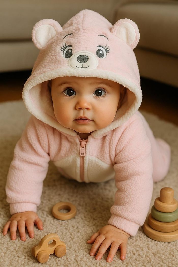 MACACÃO BICHINHOS BEBÊ MENINA URSINHA