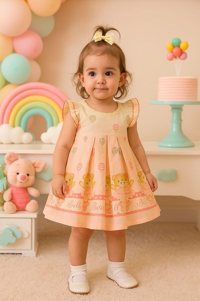 VESTIDO INFANTIL  URSINHA BAILARINA