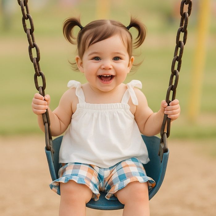 Conjunto Infantil Menina com Bata Branca E Shorts xadrez