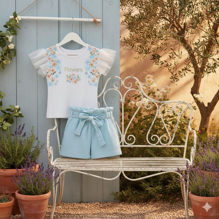 CONJUNTO INFANTIL MENINA FLOWERS 