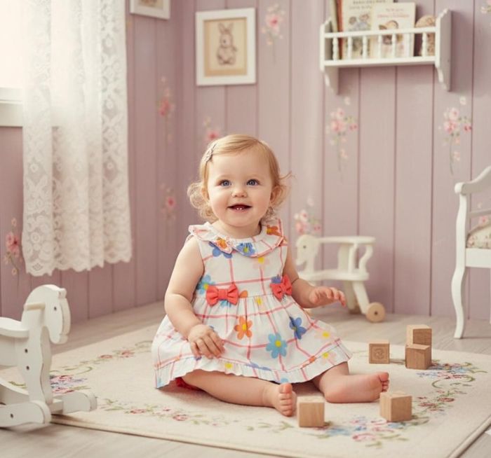 VESTIDO FLORIDO COM TAPA FRALDAS  
