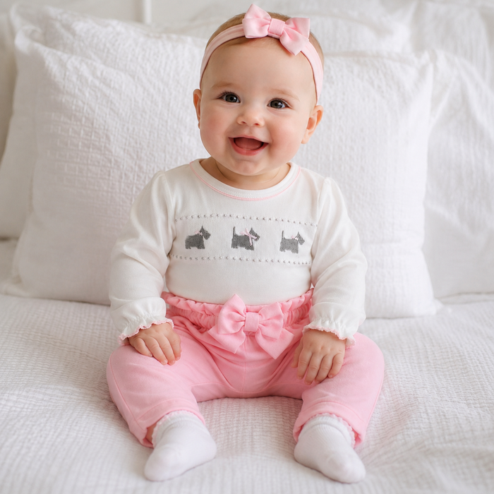 Conjunto Bebê Menina Body Manga Longa E Calça