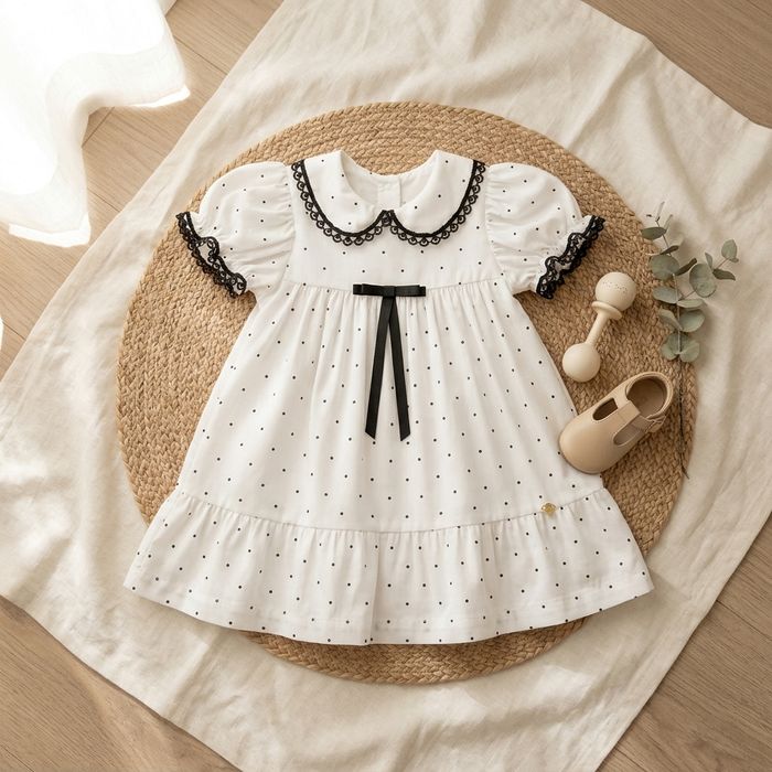VESTIDO BABADOS DE POÁ
