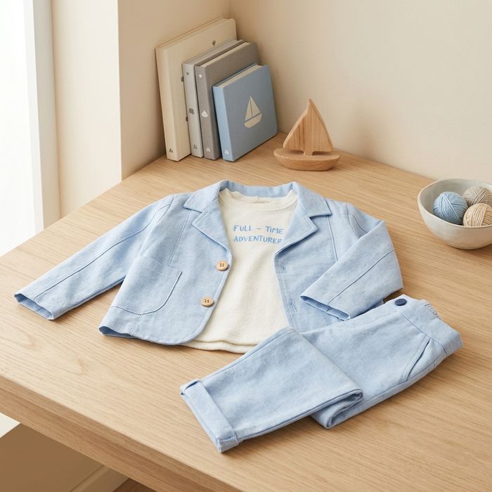 CONJUNTO INVERNO MENINO 3 PEÇAS COM BLAZER