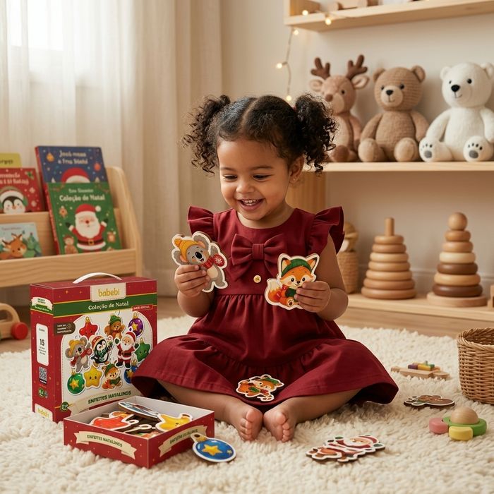 BRINQUEDO EDUCATIVO ENFEITES NATALINOS
