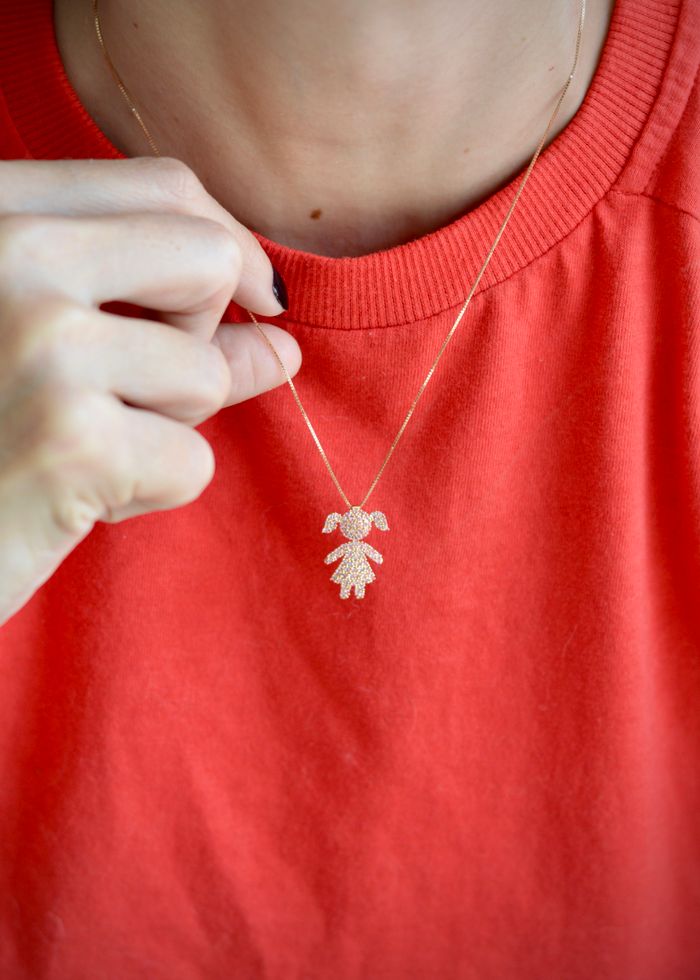 Colar de ouro Menina