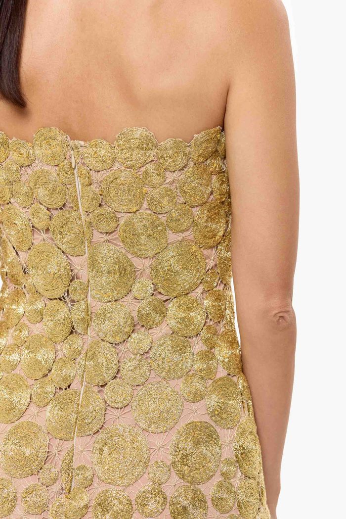 Vestido Delfos Oro