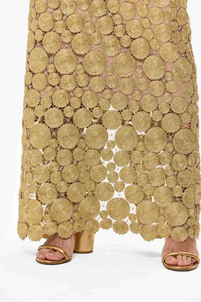 Vestido Delfos Oro