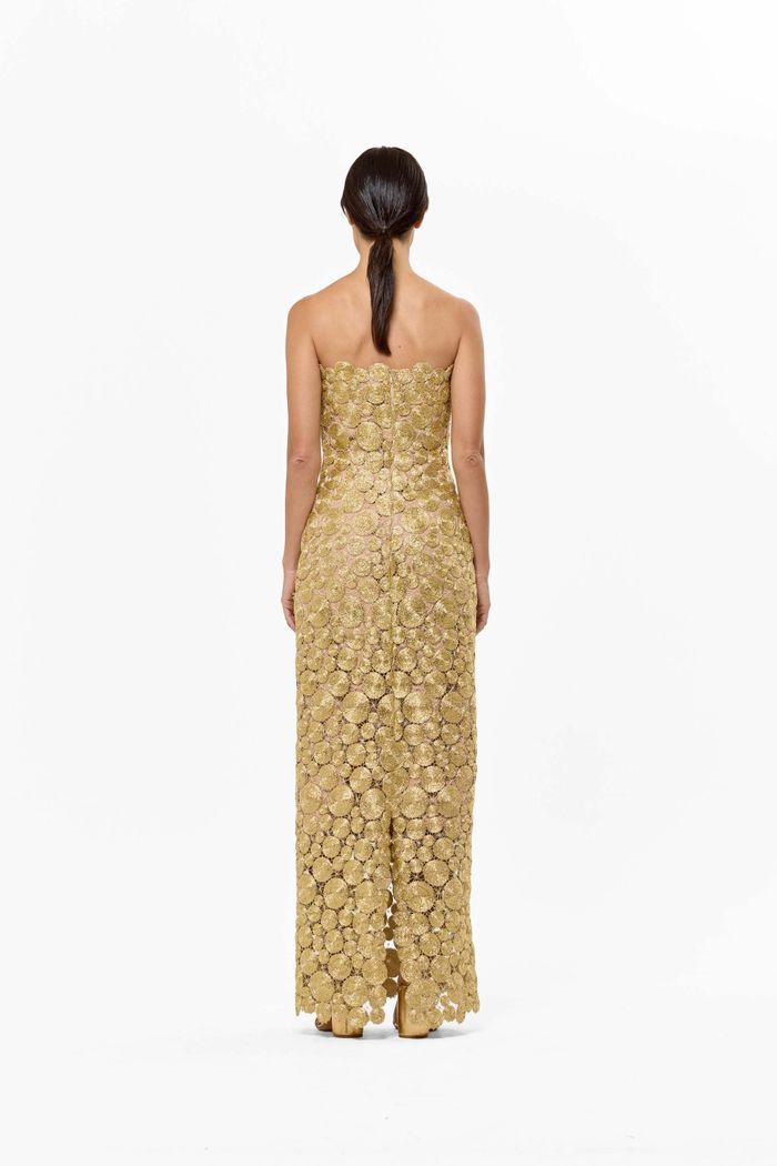 Vestido Delfos Oro