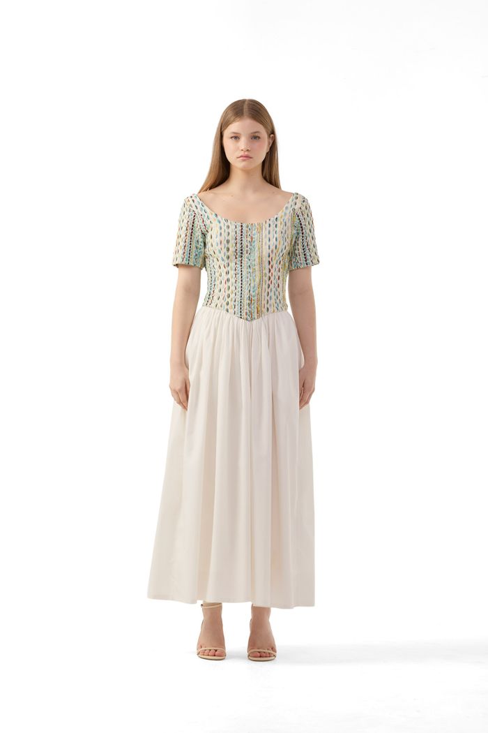 Vestido Maquinetado