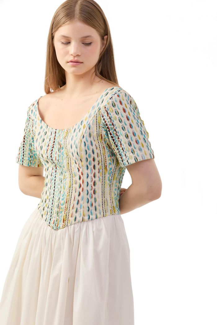 Vestido Maquinetado
