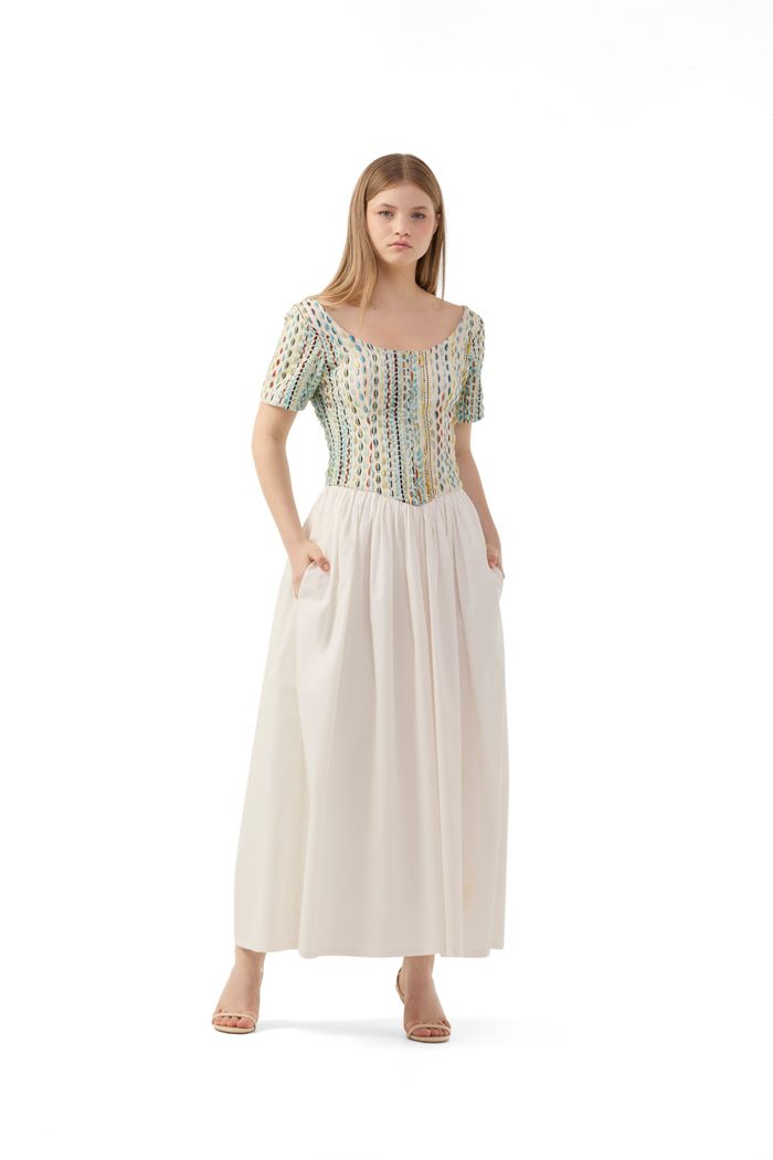 Vestido Maquinetado