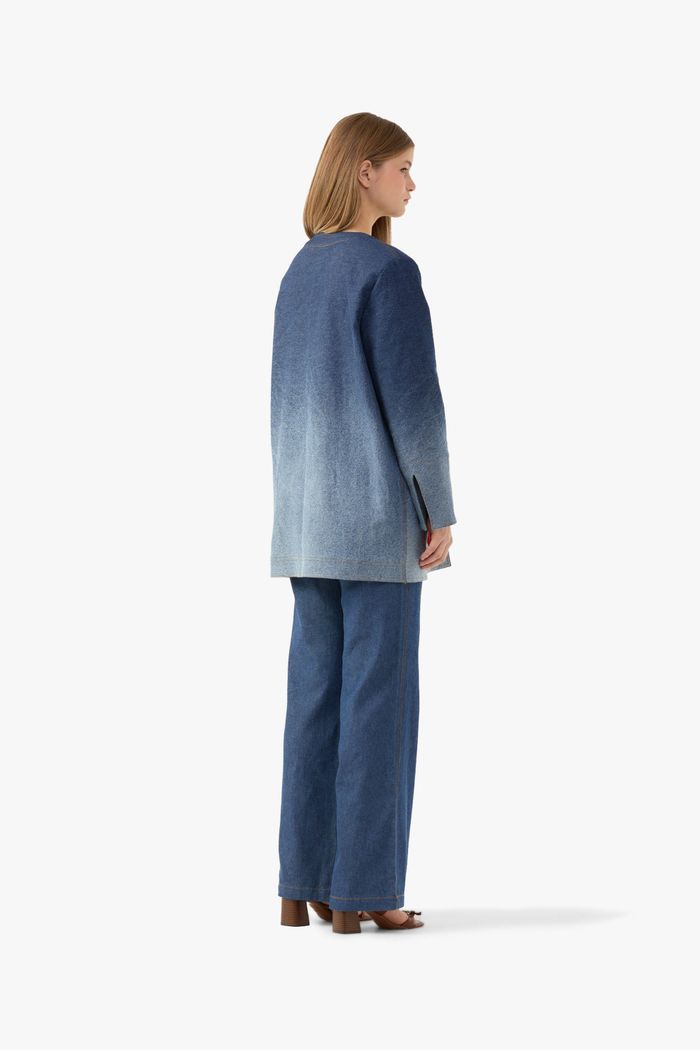 Blusão Denim Petals